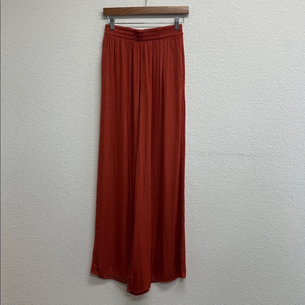 ZARA FLOWY WIDE LEG PANTS - Picture 3 of 8